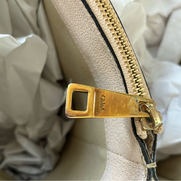 CHLOE Tri Color Carey Leather Tote bag - Picture 5 of 16